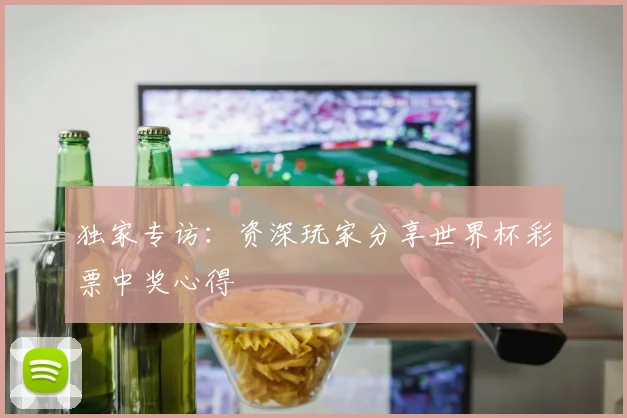 独家专访：资深玩家分享世界杯彩票中奖心得