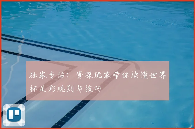 独家专访：资深玩家带你读懂世界杯足彩规则与技巧