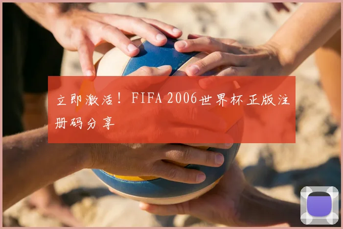 立即激活!FIFA 2006世界杯正版注册码分享